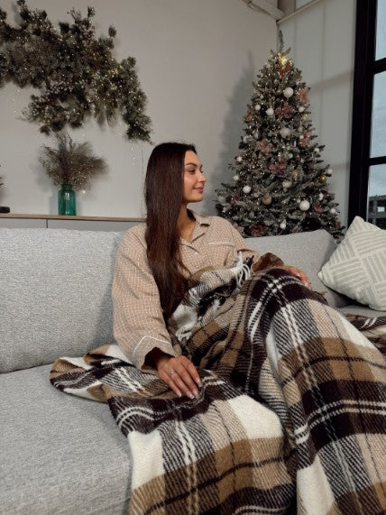 Elf Coffee & Oat Ciepło, które uspokaja – naturalny koc wełniany
